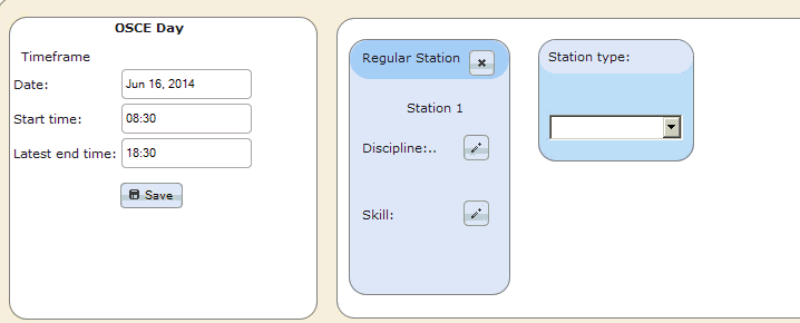 Assigning discipline and skill in a new station.