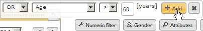 Adding a filter by age