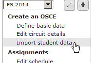 import student data