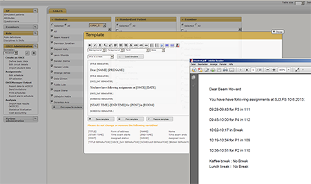 A screenshot of the circuit design / definition module