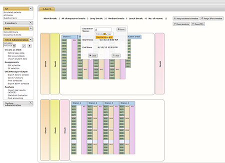 A screenshot of the circuit design / definition module